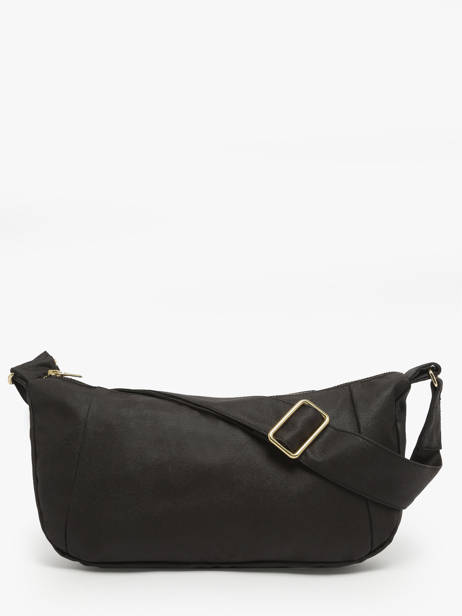 Sac Bandoulière Waxed Coton Rivedroite Noir waxed CHARIWAX vue secondaire 4