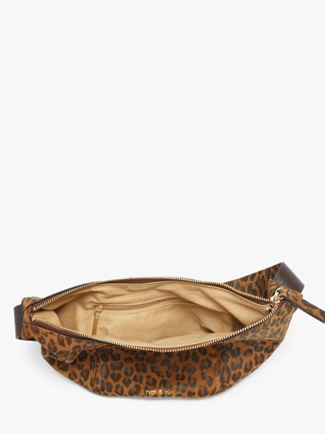 Sac Banane Luce Cuir Nat et nin Marron vintage LUCE vue secondaire 3