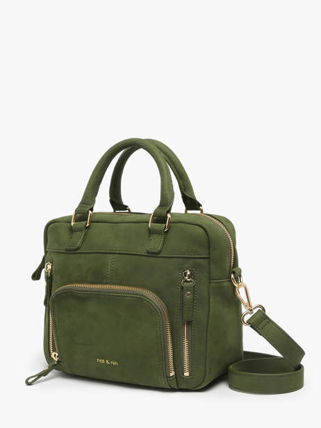 Sac Bandoulière Baby Macy Cuir Nat et nin Vert vintage BABYMACY vue secondaire 2