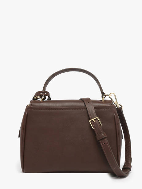Sac Bandoulière Mademoiselle Grace Cuir Lancaster Marron mademoiselle grace 101 vue secondaire 4