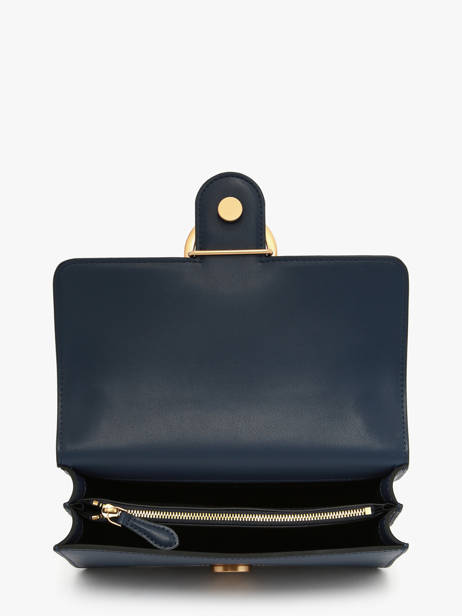Sac Bandoulière Love Bag Icon Cuir Pinko Bleu love bag icon A0F1 vue secondaire 3