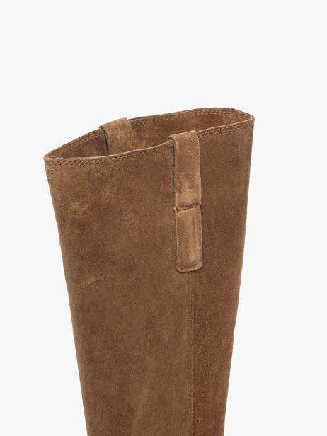 Bottes à Talon En Cuir Alpe Marron women 53541103 vue secondaire 3