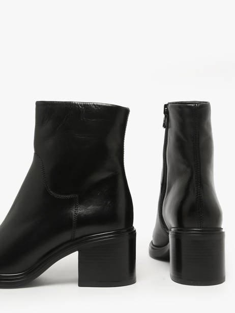 Heeled Boots In Leather Mjus Black women L39202 other view 2