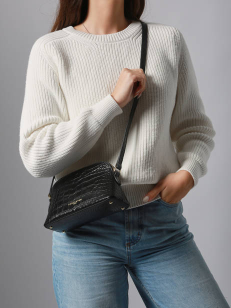 Sac Bandoulière Exo Cuir Lancaster Noir exo 113 vue secondaire 1