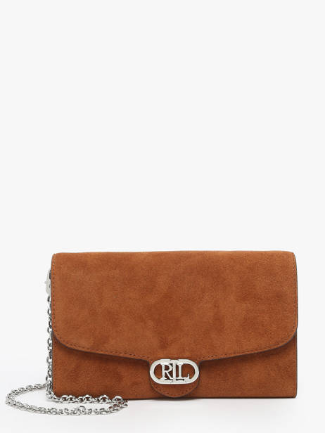 Sac Bandoulière Adair Cuir Lauren ralph lauren Marron adair 32980761