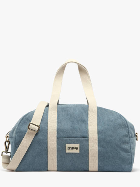 Sac Porté épaule Denim Coton Hindbag Bleu denim DE