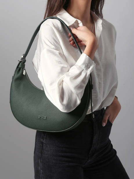 Sac Porté épaule Olga Cuir Nathan baume Vert nathan 1932 64 vue secondaire 1