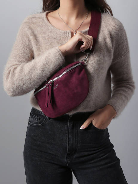 Belt Bag Miniprix Red velvet F7505 other view 1