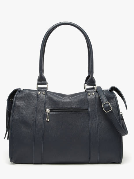 Sac Porté épaule A4 Grained Miniprix Bleu grained F8533 vue secondaire 3