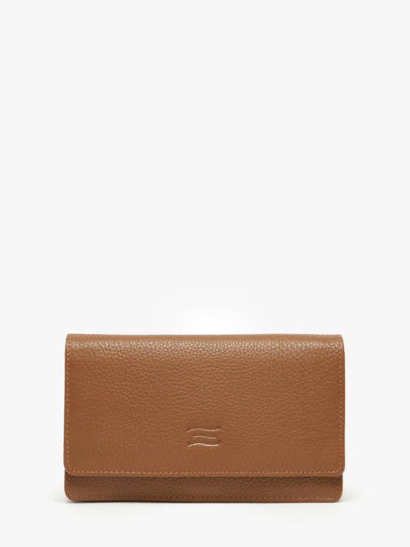 Portefeuille Caviar Cuir Crinkles Marron caviar 14001