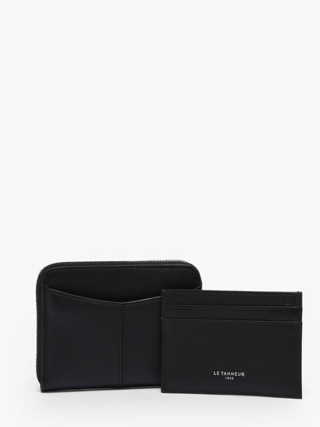 Porte-monnaie Porte-cartes Cuir Le tanneur Noir charlotte TOTT3110 vue secondaire 3
