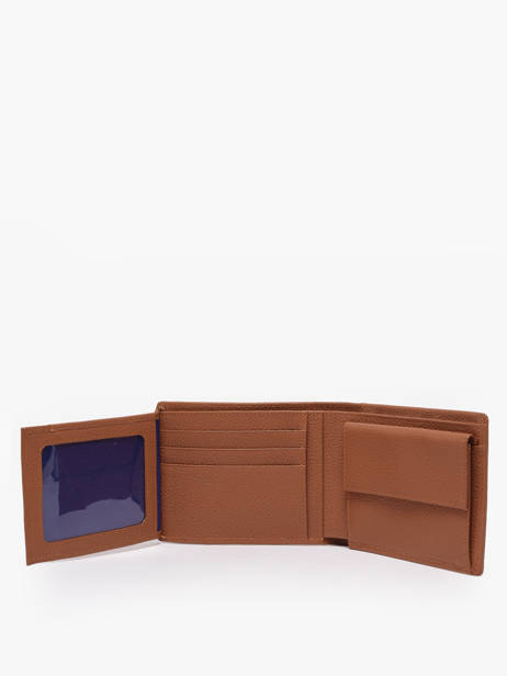 Portefeuille à Rabat Charles Cuir Le tanneur Marron charles TCHA3350 vue secondaire 2