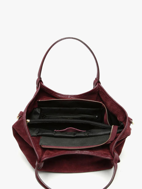 Sac Porté épaule Velvet Caviar Cuir Milano Rouge velvet caviar VC241111 vue secondaire 2