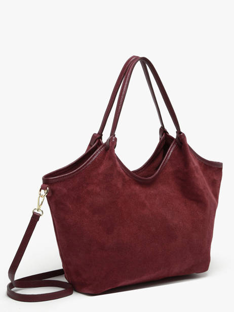 Sac Porté épaule Velvet Caviar Cuir Milano Rouge velvet caviar VC241110 vue secondaire 1