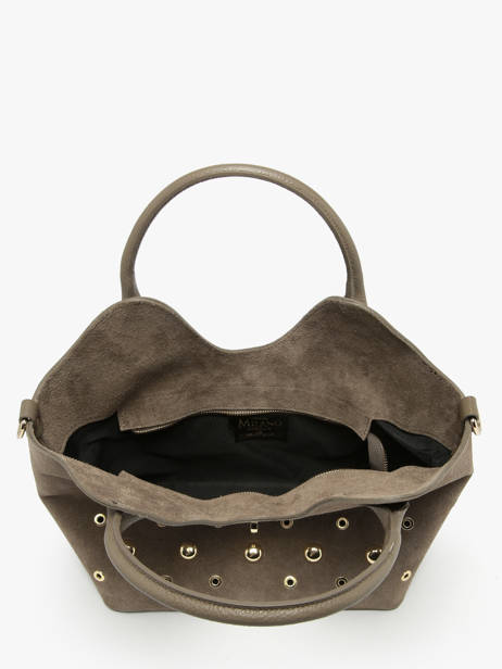 Sac à Main Velvet Studs Milano Marron velvet studs VS25092 vue secondaire 2