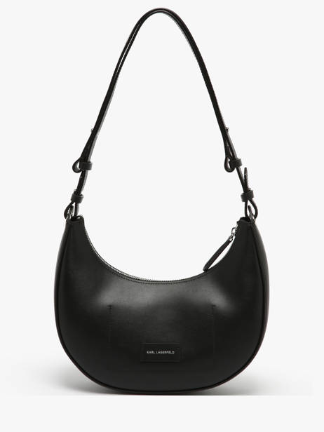 Sac Porté épaule K Circle Cuir Karl lagerfeld Noir k circle A4W30069 vue secondaire 3