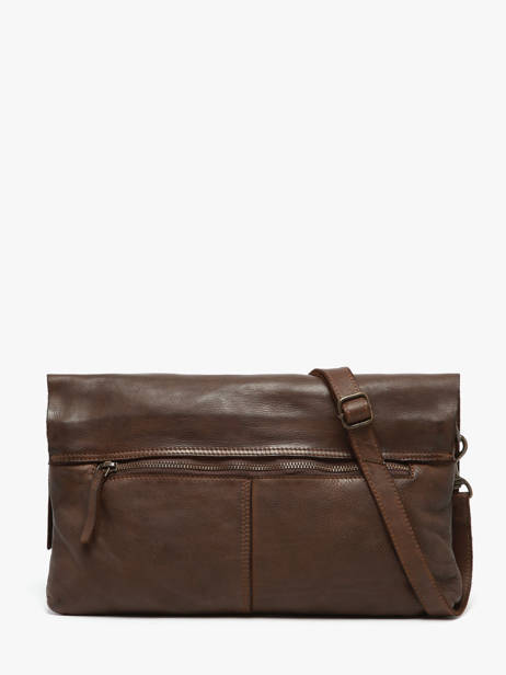 Sac Bandoulière Heritage Cuir Biba Marron heritage BT5 vue secondaire 3