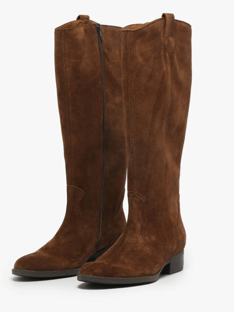 Bottes En Cuir Gabor Marron women 18 vue secondaire 1