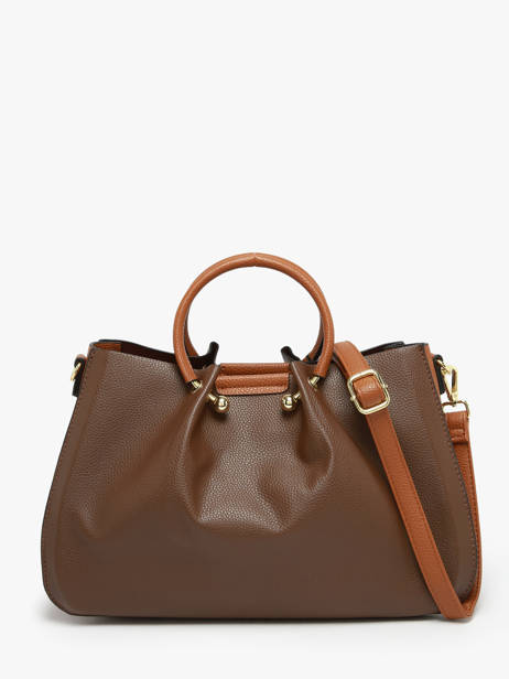 Cabas Gretel Ted lapidus Marron gretel TLAU8924 vue secondaire 3