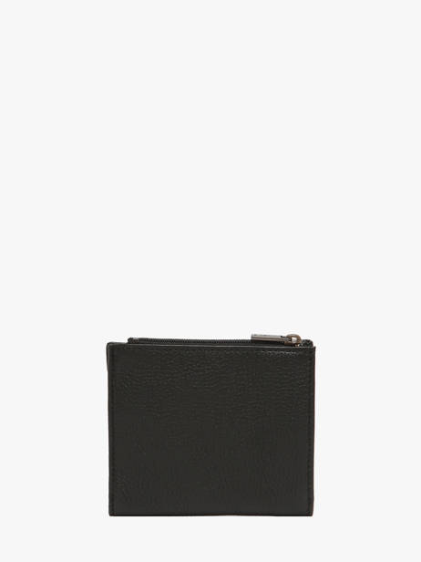 Porte-monnaie Cuir Etrier Noir madras EMAD810 vue secondaire 2