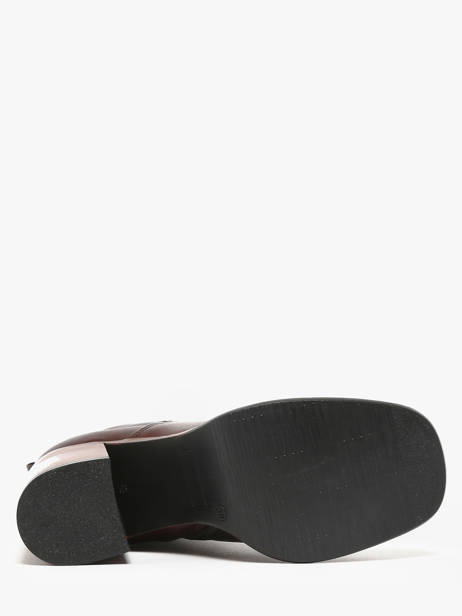 Bottines à Talon En Cuir Mjus Marron women P96212 vue secondaire 5