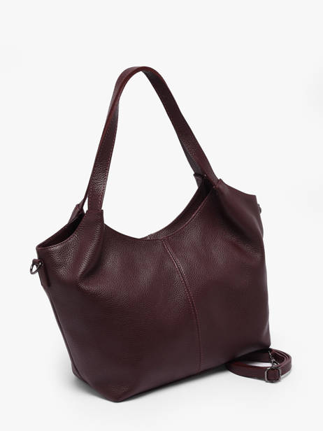 Sac Porté épaule Caviar Cuir Milano Rouge caviar CA25061 vue secondaire 1