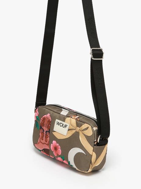 Sac Bandoulière Rodeo Polyester Recyclé Wouf Multicolore rodeo BM250012 vue secondaire 1