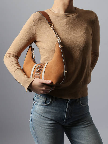 Shoulder Bag Erenia Leather Guess Brown erenia SB783818 other view 1