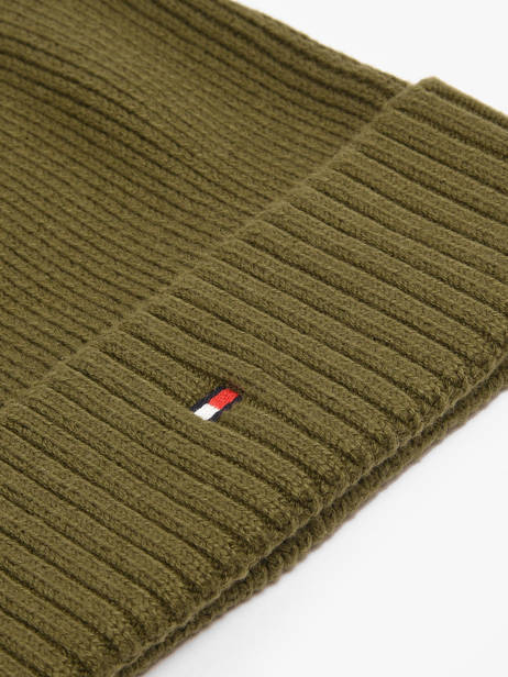 Beanie Tommy hilfiger Green th flag AM12796 other view 1