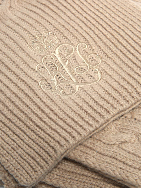 Scarf Lauren ralph lauren Brown textile 54P04467 other view 1