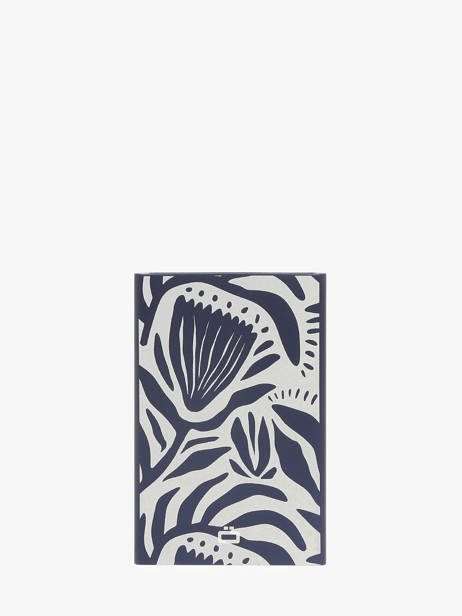 Card Holder Leather Ogon Blue matte MAT other view 2