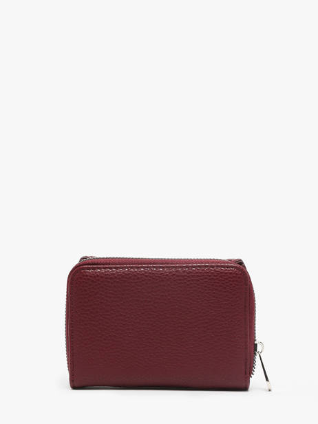 Porte-monnaie Classic Miniprix Rouge grained H6012 vue secondaire 3