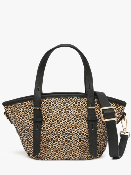 Sac Bandoulière Camargue Cuir Etrier Noir camargue ECAM168S vue secondaire 5
