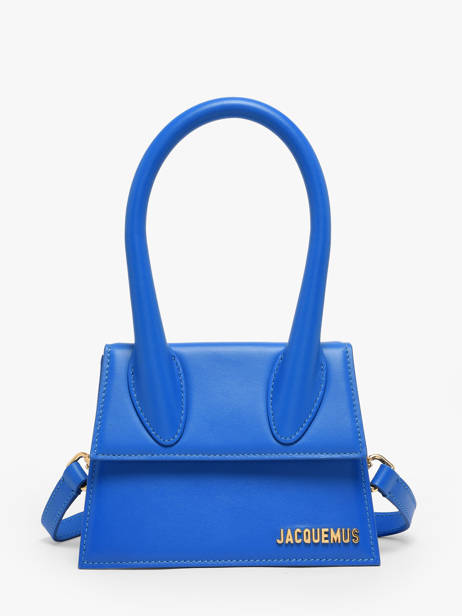 Sac Bandoulière D'occasion Chiquito Moyen Cuir Jacquemus Bleu second life 1560113