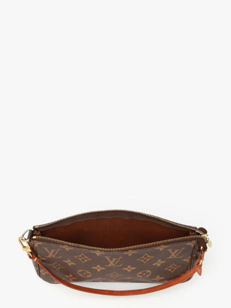 Preloved Louis Vuitton Pouch Monogram Brand connection Brown louis vuitton AAZ0834 other view 5