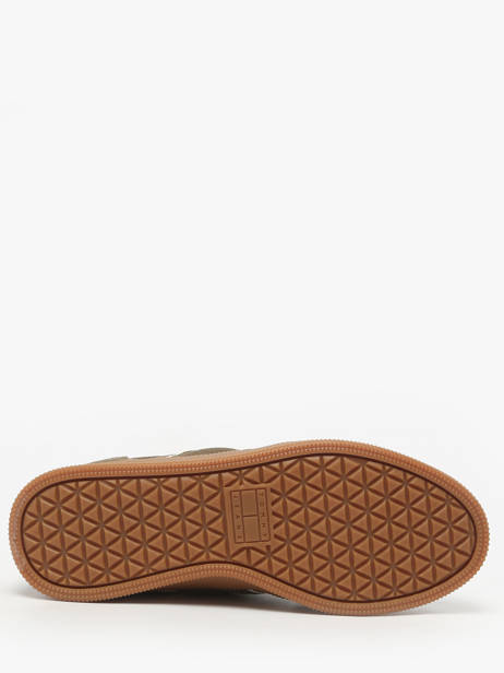 Sneakers En Cuir Tommy hilfiger Marron women 2838RBM vue secondaire 4