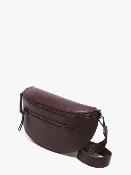 Sac Banane Caviar Cuir Milano Rouge caviar CA23111 vue secondaire 1