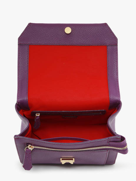 Sac à Main M Ninon Cuir Lancel Violet ninon A09222 vue secondaire 3