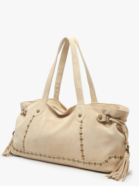 Sac Porté épaule Houston Cuir Basilic pepper Beige houston BHOU80 vue secondaire 2