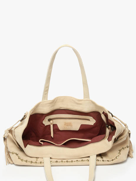 Sac Porté épaule Houston Cuir Basilic pepper Beige houston BHOU80 vue secondaire 3