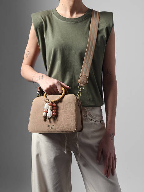 Sac Bandoulière Camomille Pearl Woomen Beige camomille pearl WCAE1S vue secondaire 2