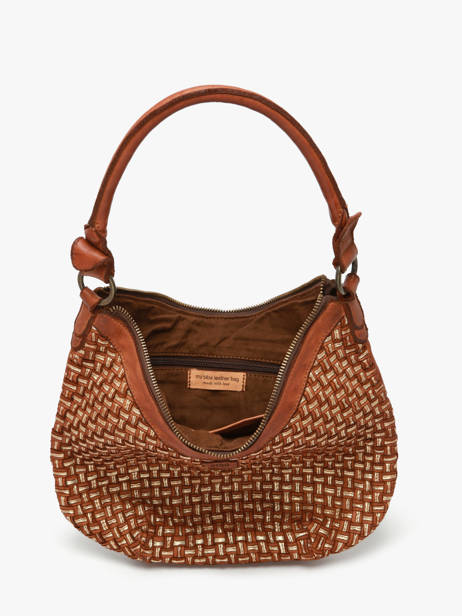 Sac Bandoulière Heritage Cuir Biba Marron heritage KAB23L vue secondaire 3