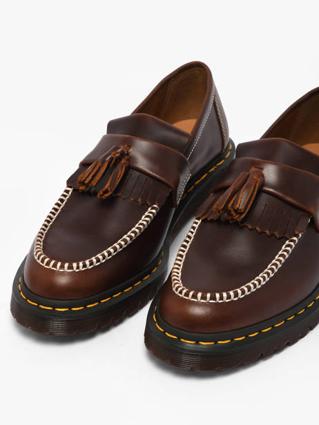 Mocassins Adrian En Cuir Dr martens Marron men 42849200 vue secondaire 3