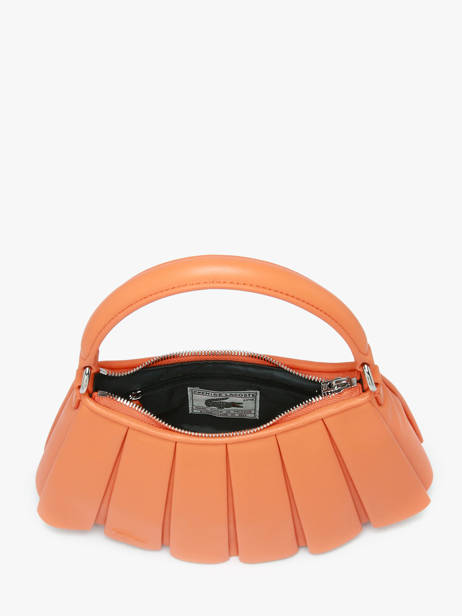 Sac Porté épaule Lenglen Cuir Lacoste Orange lenglen NU5011DP vue secondaire 3