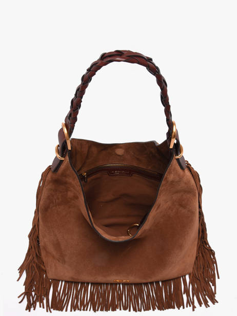 Sac Porté épaule Jess Cuir Vanessa bruno Marron jess 32V40917 vue secondaire 3