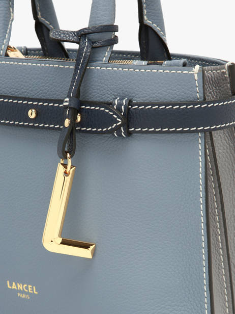 Sac Porté Main S Faubourg Cuir Lancel Bleu faubourg A13547 vue secondaire 3