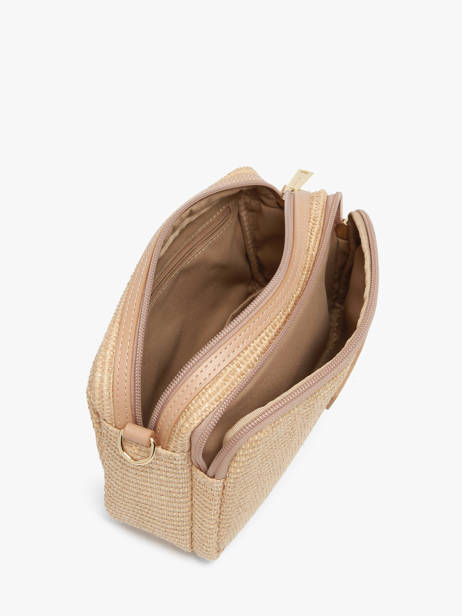 Sac Bandoulière Mini Osier Italie Lancaster Beige mini osier italie 71 vue secondaire 3