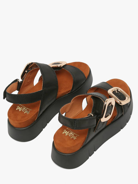 Sandales En Cuir Mam'zelle Noir women CSGNQ06 vue secondaire 2