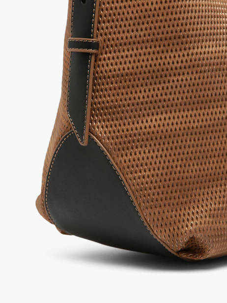 Sac Porté épaule Carrie Texture Cuir Nathan baume Marron vogue 1TX vue secondaire 3