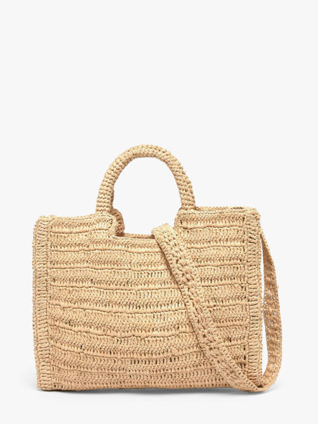 Sac Porté Main Cabas Raphia Raphia Vanessa bruno Beige cabas raphia 24V40884 vue secondaire 4